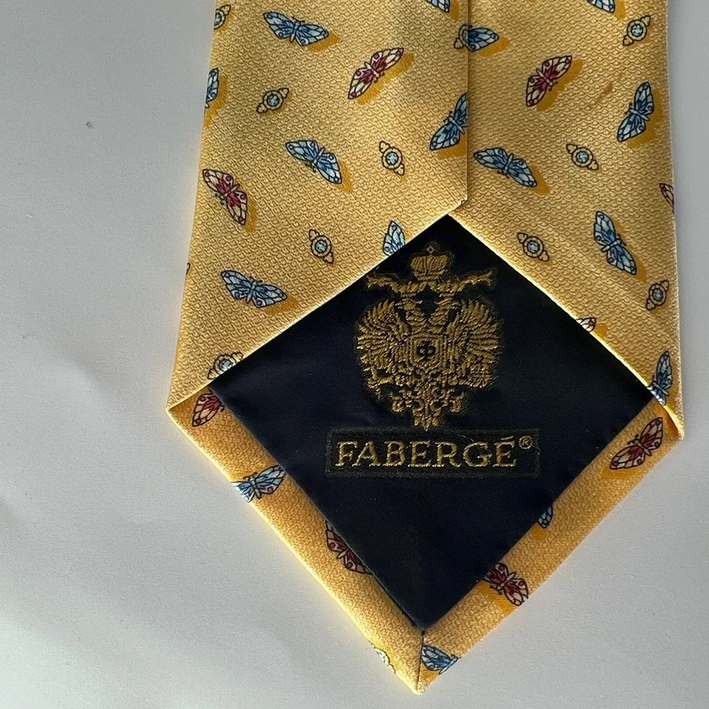 Faberge men’s silk tie EUC